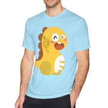 Load image into Gallery viewer, Vipkid Dino T Shirt VIPKID Dino Mascot T-Shirt Funny Classic Tee Shirt Man Big Cotton Short Sleeves Printed Tshirt