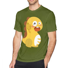 Load image into Gallery viewer, Vipkid Dino T Shirt VIPKID Dino Mascot T-Shirt Funny Classic Tee Shirt Man Big Cotton Short Sleeves Printed Tshirt