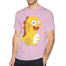 Load image into Gallery viewer, Vipkid Dino T Shirt VIPKID Dino Mascot T-Shirt Funny Classic Tee Shirt Man Big Cotton Short Sleeves Printed Tshirt