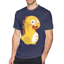 Load image into Gallery viewer, Vipkid Dino T Shirt VIPKID Dino Mascot T-Shirt Funny Classic Tee Shirt Man Big Cotton Short Sleeves Printed Tshirt