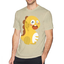 Load image into Gallery viewer, Vipkid Dino T Shirt VIPKID Dino Mascot T-Shirt Funny Classic Tee Shirt Man Big Cotton Short Sleeves Printed Tshirt
