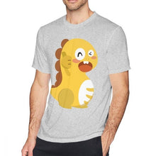 Load image into Gallery viewer, Vipkid Dino T Shirt VIPKID Dino Mascot T-Shirt Funny Classic Tee Shirt Man Big Cotton Short Sleeves Printed Tshirt
