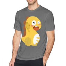 Load image into Gallery viewer, Vipkid Dino T Shirt VIPKID Dino Mascot T-Shirt Funny Classic Tee Shirt Man Big Cotton Short Sleeves Printed Tshirt

