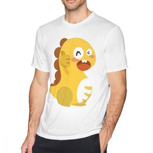Load image into Gallery viewer, Vipkid Dino T Shirt VIPKID Dino Mascot T-Shirt Funny Classic Tee Shirt Man Big Cotton Short Sleeves Printed Tshirt
