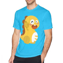 Load image into Gallery viewer, Vipkid Dino T Shirt VIPKID Dino Mascot T-Shirt Funny Classic Tee Shirt Man Big Cotton Short Sleeves Printed Tshirt
