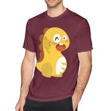 Load image into Gallery viewer, Vipkid Dino T Shirt VIPKID Dino Mascot T-Shirt Funny Classic Tee Shirt Man Big Cotton Short Sleeves Printed Tshirt
