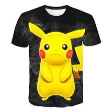 Load image into Gallery viewer, New Fashion Hip Hop Streetwear Harajuku Pokemon 3d digital printing animation Graphic unisex t-shirt Tops Casual Tee Shirt
