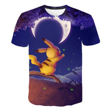 Load image into Gallery viewer, New Fashion Hip Hop Streetwear Harajuku Pokemon 3d digital printing animation Graphic unisex t-shirt Tops Casual Tee Shirt
