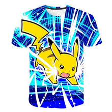 Load image into Gallery viewer, New Fashion Hip Hop Streetwear Harajuku Pokemon 3d digital printing animation Graphic unisex t-shirt Tops Casual Tee Shirt
